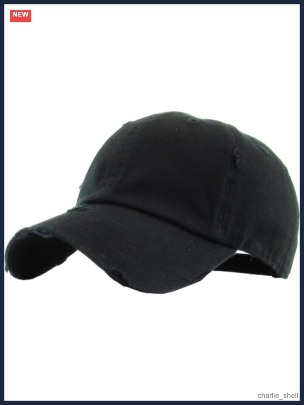 Vintage Washed Distressed Cotton Dad Hat Baseball Cap Adjustable Unisex